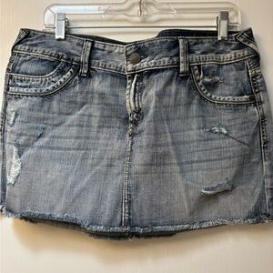 Denim Mini Skirt
